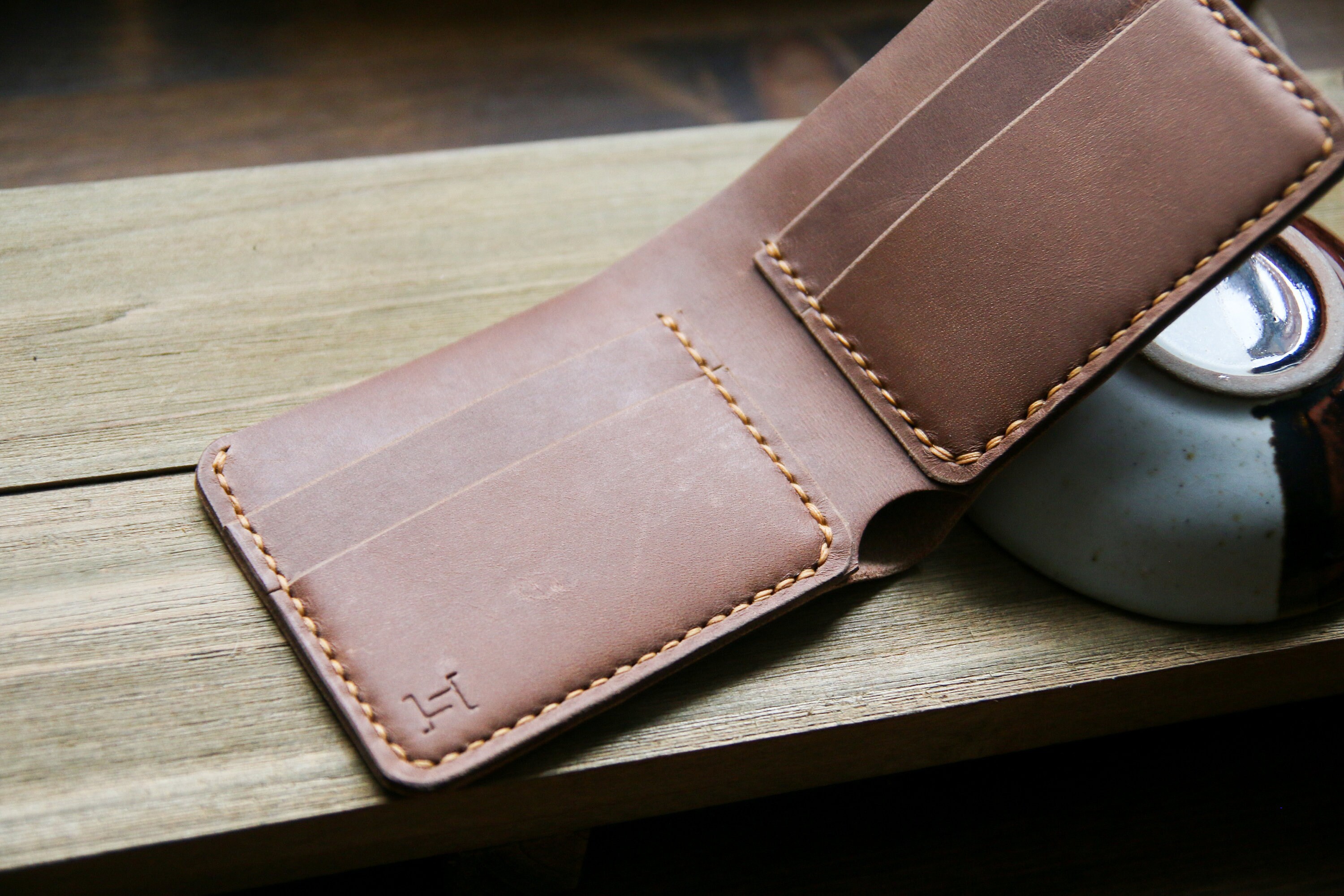 Monedero Bifold de Cuero Horween Dublin - España