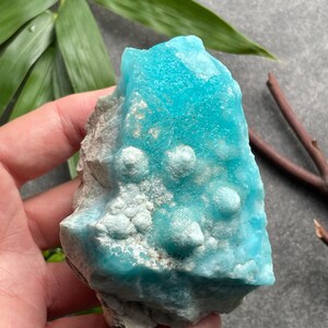 Blue Green Aragonite Specimen: Collector Crystal, Pakistan Mineral