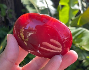 Carnelian, Carnelian Palm Stones, Palm Stones, Carnelian Stone