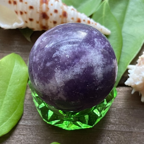 Lepidolite Sphere, You Choose Lepidolite Stone, Crystal Spheres, Crystal for Anxiety, Meditation Stone, Rocks And Minerals, Mini Spheres