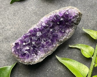 Amethyst, Natural Crystal Specimens, Rocks and Geodes, Amethyst Cluster, Purple Minerals, Crystal Home Decor, Metaphysical Crystals