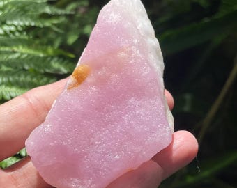 Raw Pink Aragonite Specimen: Natural Healing Crystal, Afghanistan