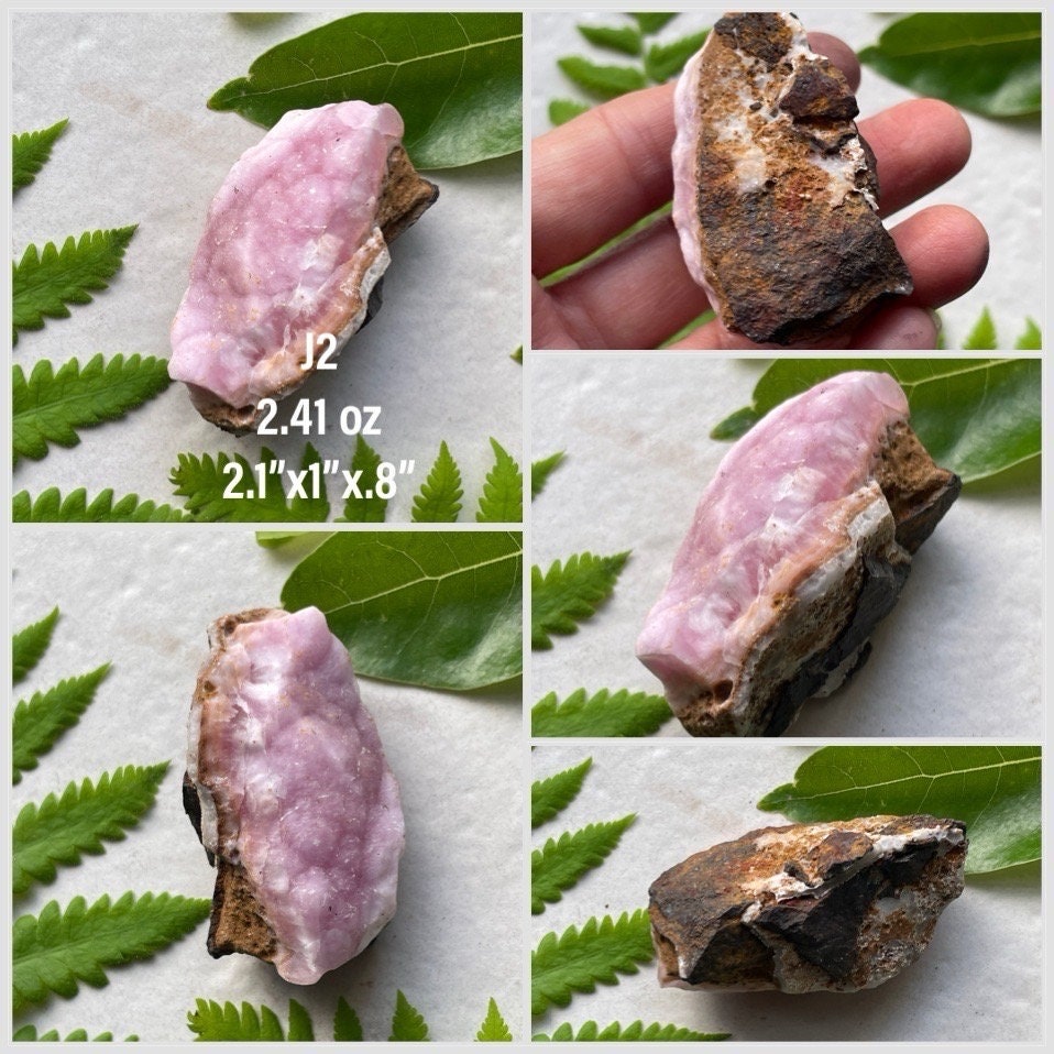 ピンクアラゴナイト原石：アフガニスタン産天然ヒーリングクリスタル