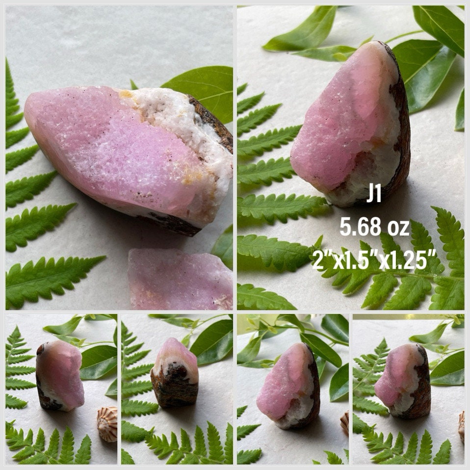 ピンクアラゴナイト原石：アフガニスタン産天然ヒーリングクリスタル