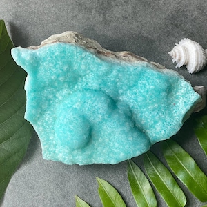 Raw Blue Aragonite Specimen: Mineral Collector, Lapidary Rough