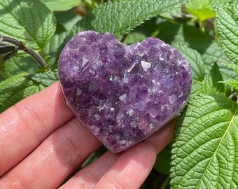 Amethyst, Rocks and Geodes, Amethyst Geode Heart, Crystal Home Decor, Metaphysical Crystals, Heart Crystals
