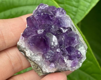 Dark Purple Amethyst Cluster: Raw Crystal Specimen, Metaphysical Decor
