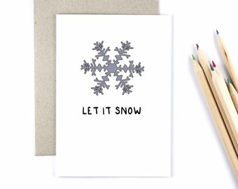 Christmas Card - Let It Snow