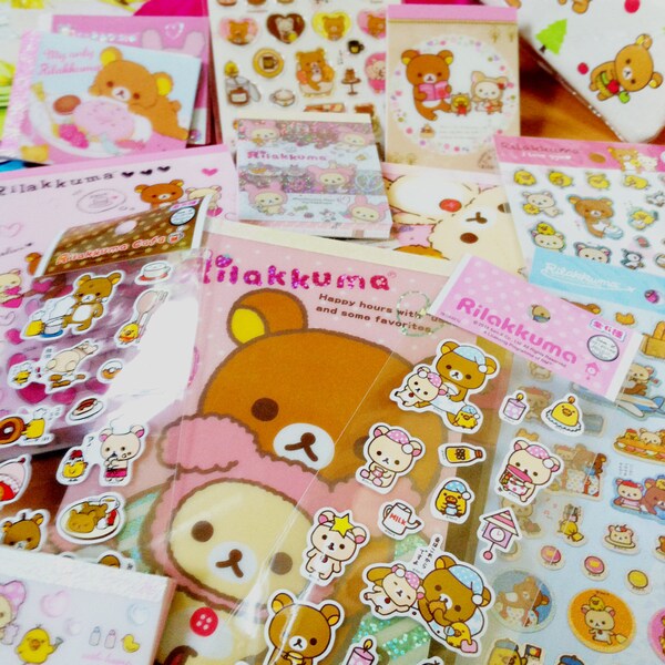 San-x RILAKKUMA Kawaii Stationery Grab Bag