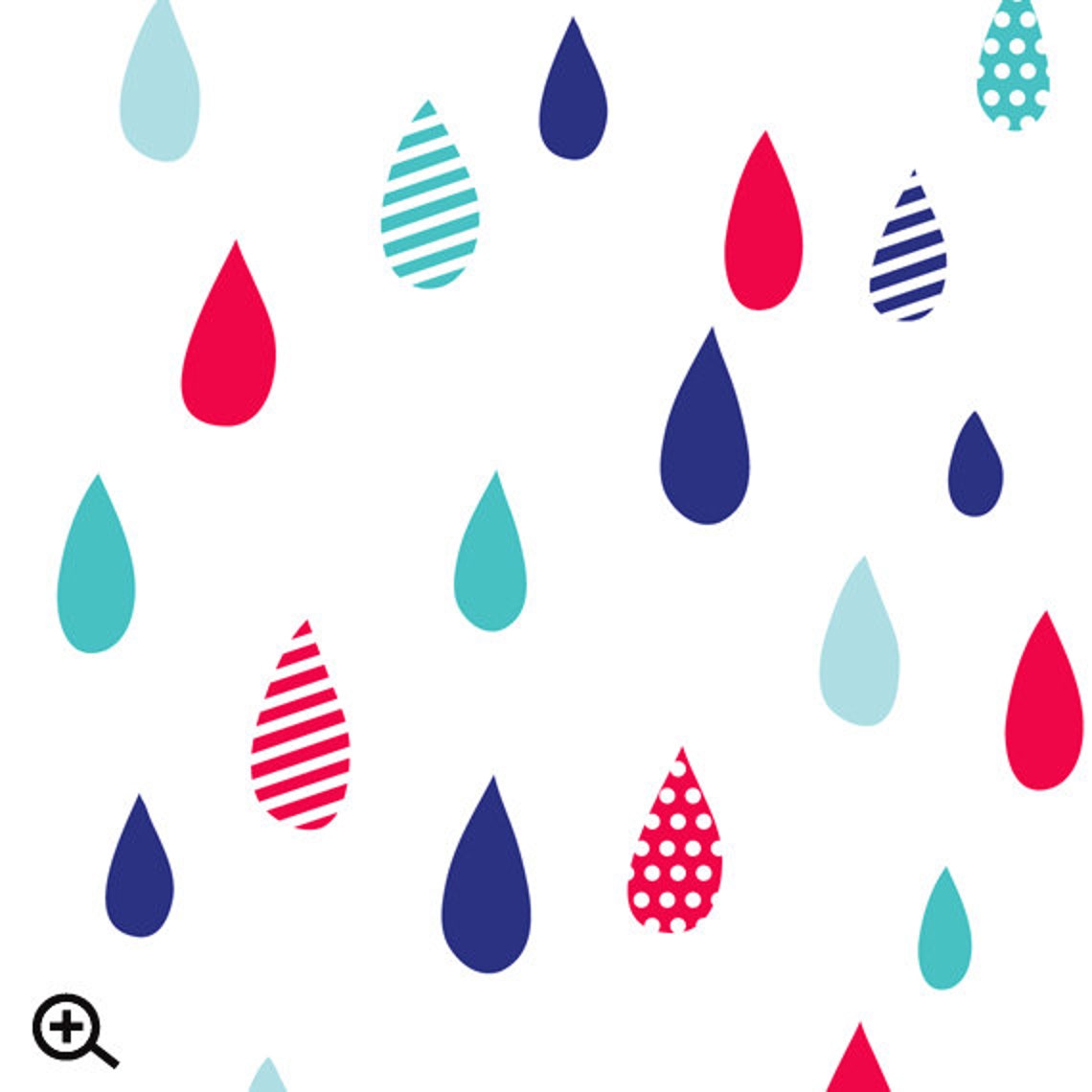 Raindrops Printable Art Printable Poster Printable Nursery Etsy