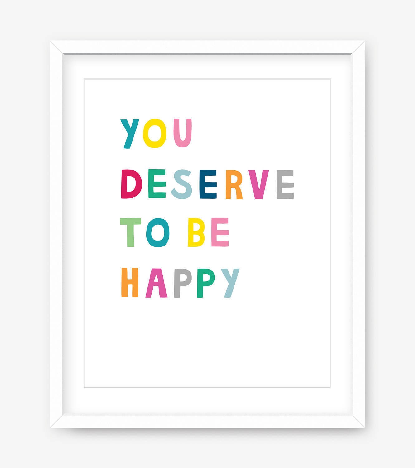 Wall Hangings Wall Decor Happy Prints Happy Wall Art Print Motivation Wall Decor Instant