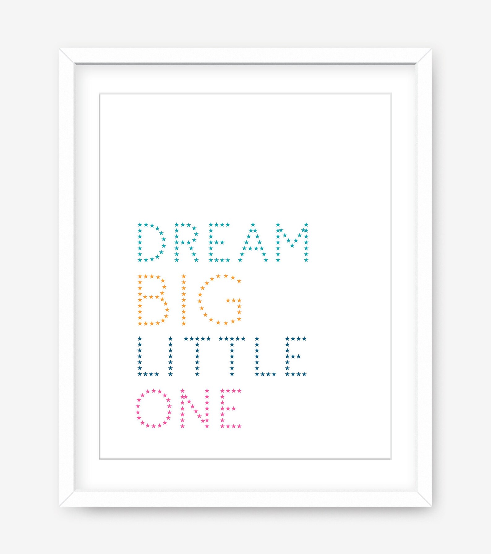 Dream Big Little One Printable Wall Art Printable Nursery | Etsy