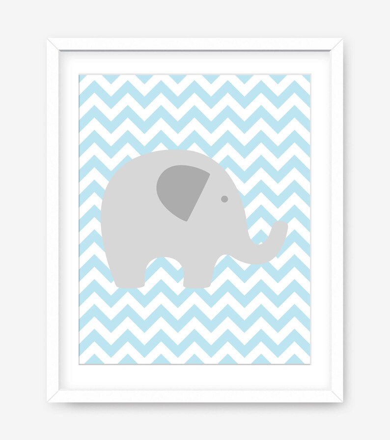 Printable Nursery Art Series Printable Boys Nursery Prints Etsy