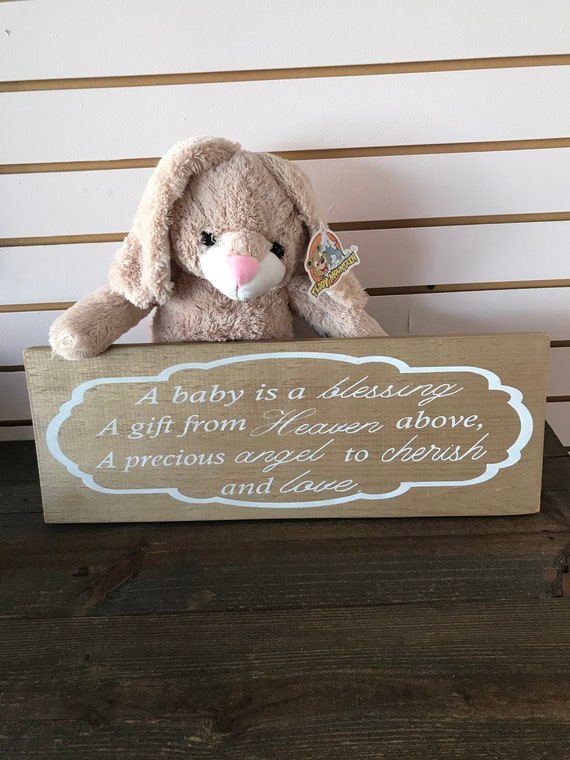 A baby is a blessing sign
