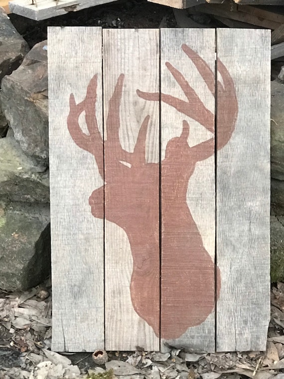 Animal silhouette picture - Deer Hunting Decor - Rustic cabin Decor - Duck Hunting Wall Decor - Turkey Hunting - Rustic Lodge Decor