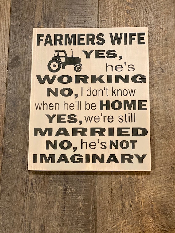 Farmers Wife sign