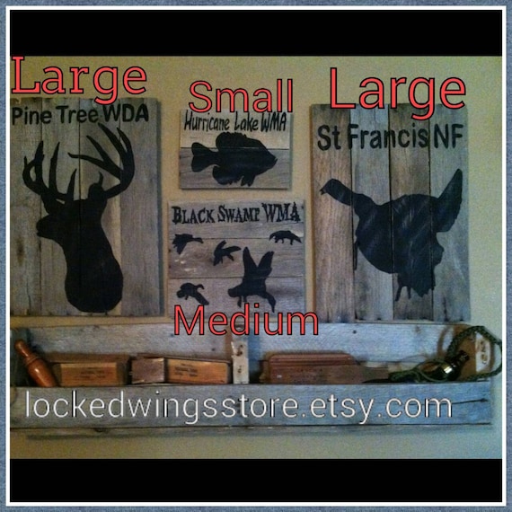 Pallet wood / lodge cabin decor / rustic decor /gifts ideas for hunters / pallet wood signs / cabin lodge decor / rustic home decor