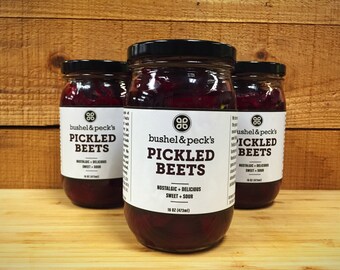 B&P's Small Batch Handmade Pickled Beets - Three Jars