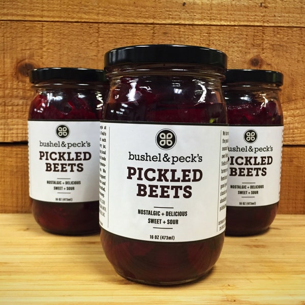 B&P's Small Batch Handmade Pickled Beets - Three Jars