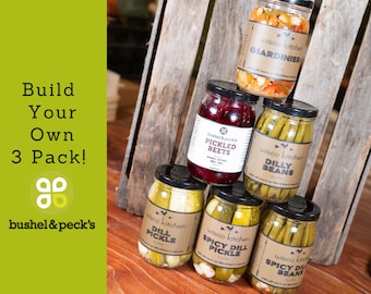 B&P's Custom 3 pack Pickled Items - Three Jars
