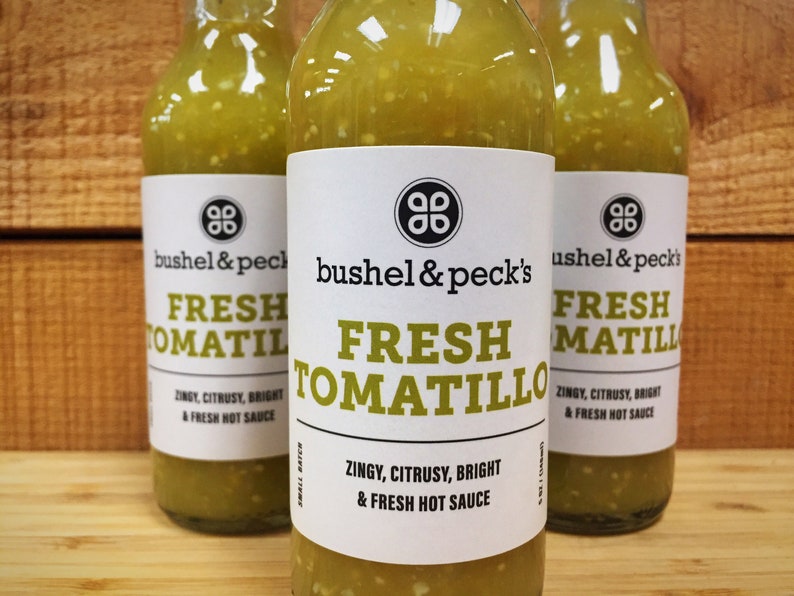 B&P's Tomatillo Hot Sauce  Three Bottles  Small Batch image 2