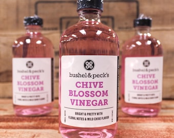 Chive Blossom Vinegar Trio