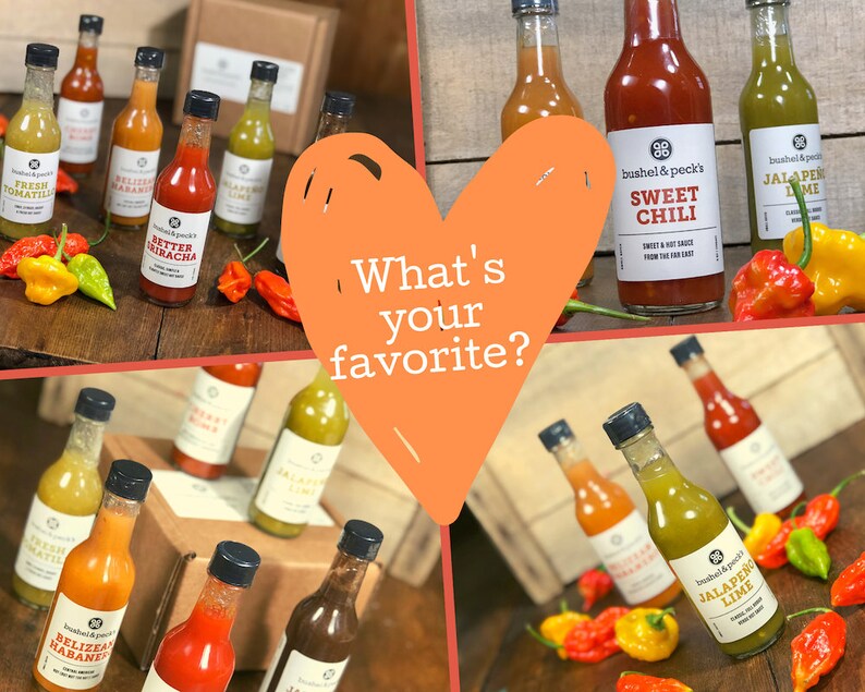 Custom Selection Three Pack of B&P Hot Sauce Etsy