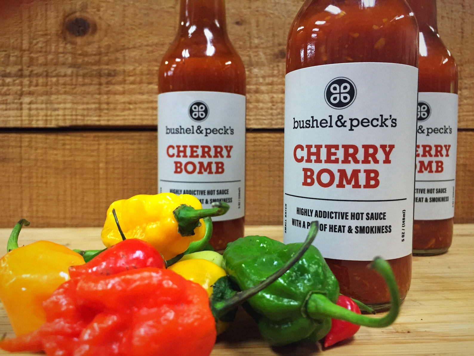 Three Bottles Cherry Bomb Hot Sauce Trio Our Best Seller Etsy