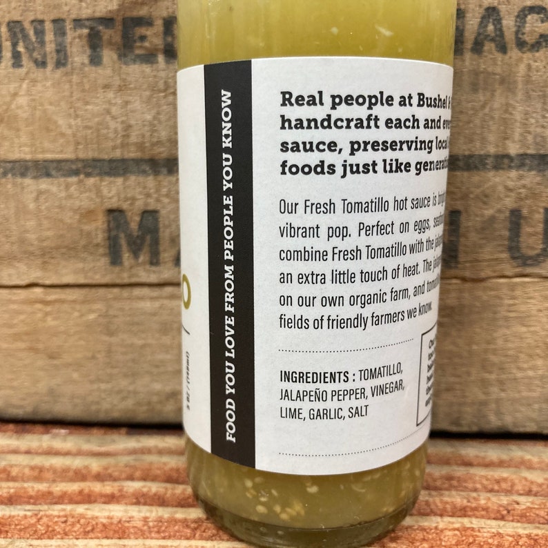B&P's Tomatillo Hot Sauce  Three Bottles  Small Batch image 6