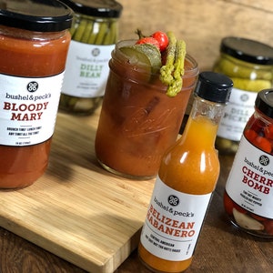 B&P's Bloody Mary Kit: Perfect Gift Box of Small Batch Mix, Pickles and Hot Sauce image 1