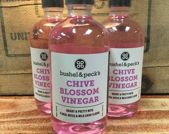 Chive Blossom Vinegar Trio