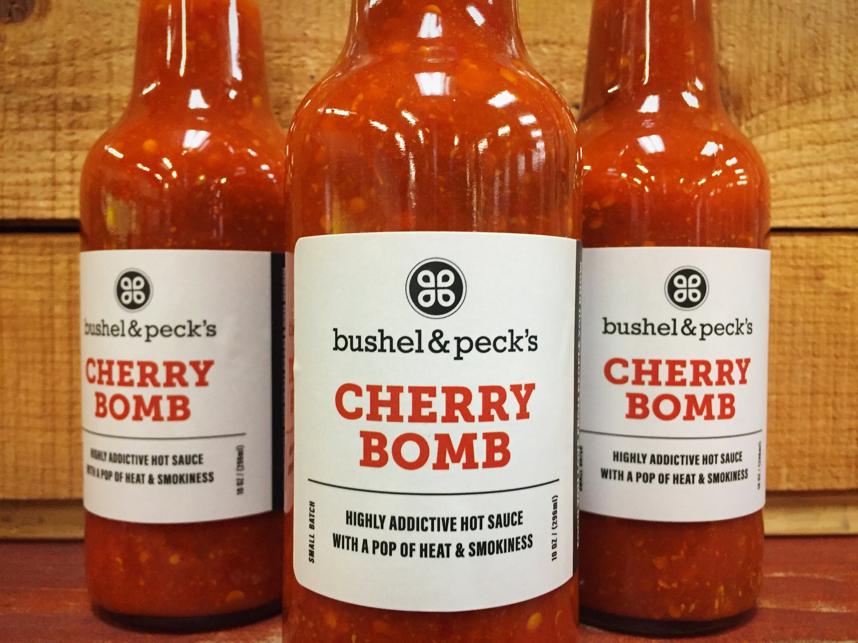 Now in Big Bottles 10 Ounce Cherry Bomb Hot Sauce Trio Our Etsy