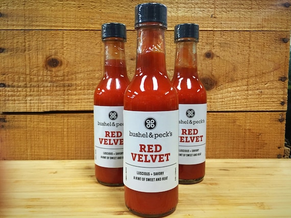 Small Batch Handmade Red Velvet Hot Sauce Three Bottles A Etsy
