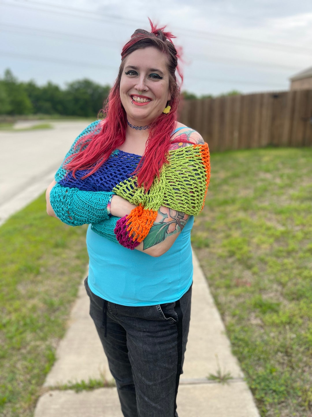 Rainbow Thneed Pdf Pattern Etsy