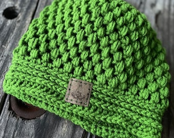 Pretty Puffs Beanie Pdf Pattern