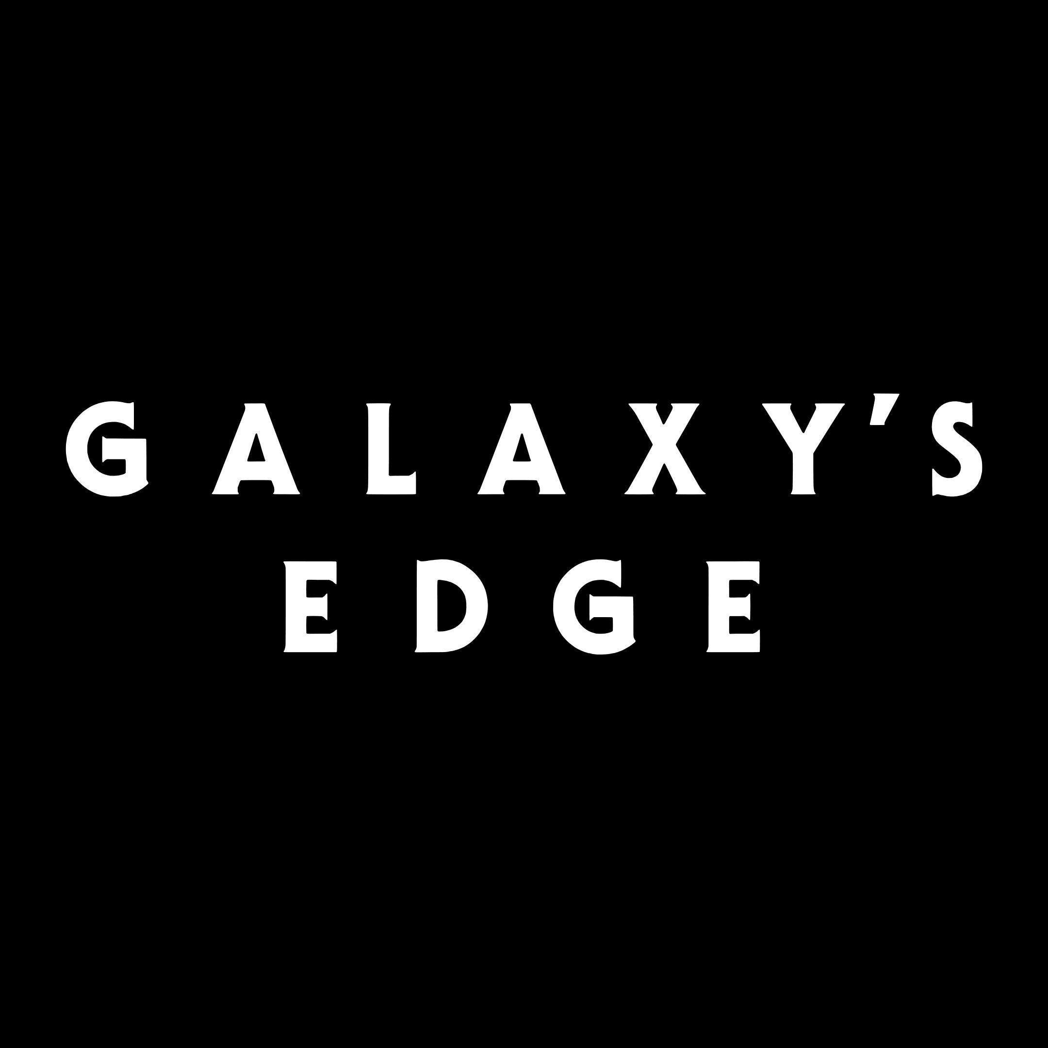 Star Wars Galaxy's Edge Logo Sticker | Etsy