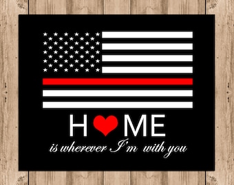 firefighter decor etsy