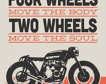 Honda CB550 Cafe Racer - deux roues déplacent de l’âme
