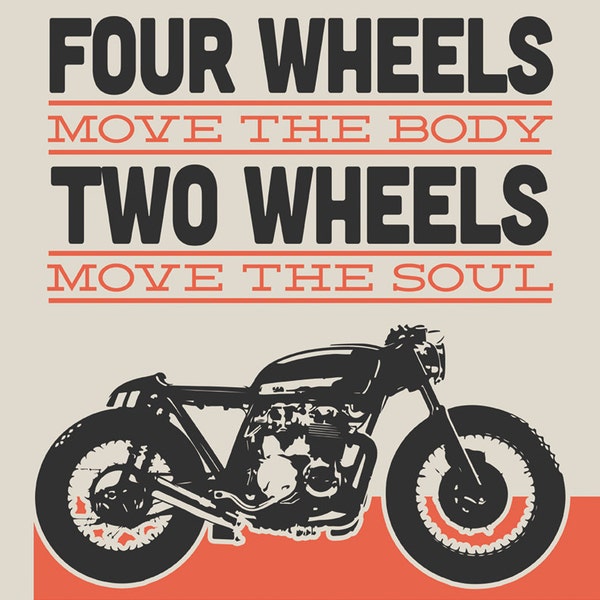 Honda CB550 Cafe Racer - Two Wheels Move The Soul