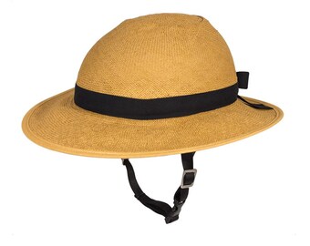 Straw Hat Bike Helmet Etsy