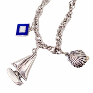 Smooth Sailing Sterling Silver Charm Bracelet