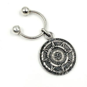 Classic Sterling Silver Screw Head Keychain - Etsy