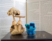 Elliot - Little Hand-Knitted Bunny – Collectible Amigurumi Keepsake, Gift, Toy, Blue