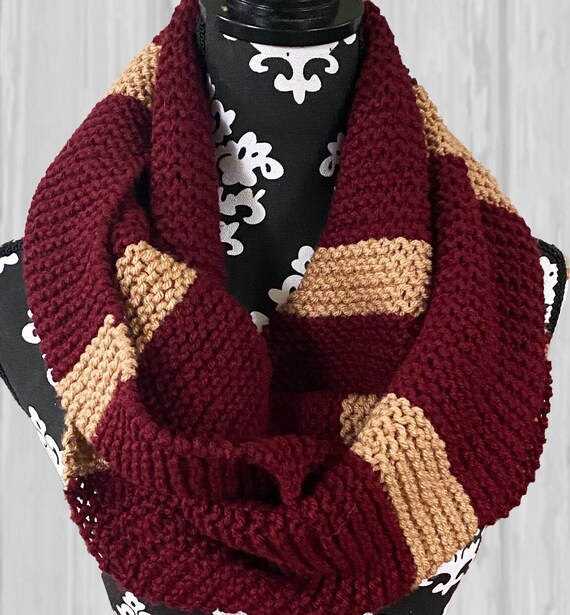 Griffin House of School of Witchcraft and Wizardry Maroon and Gold