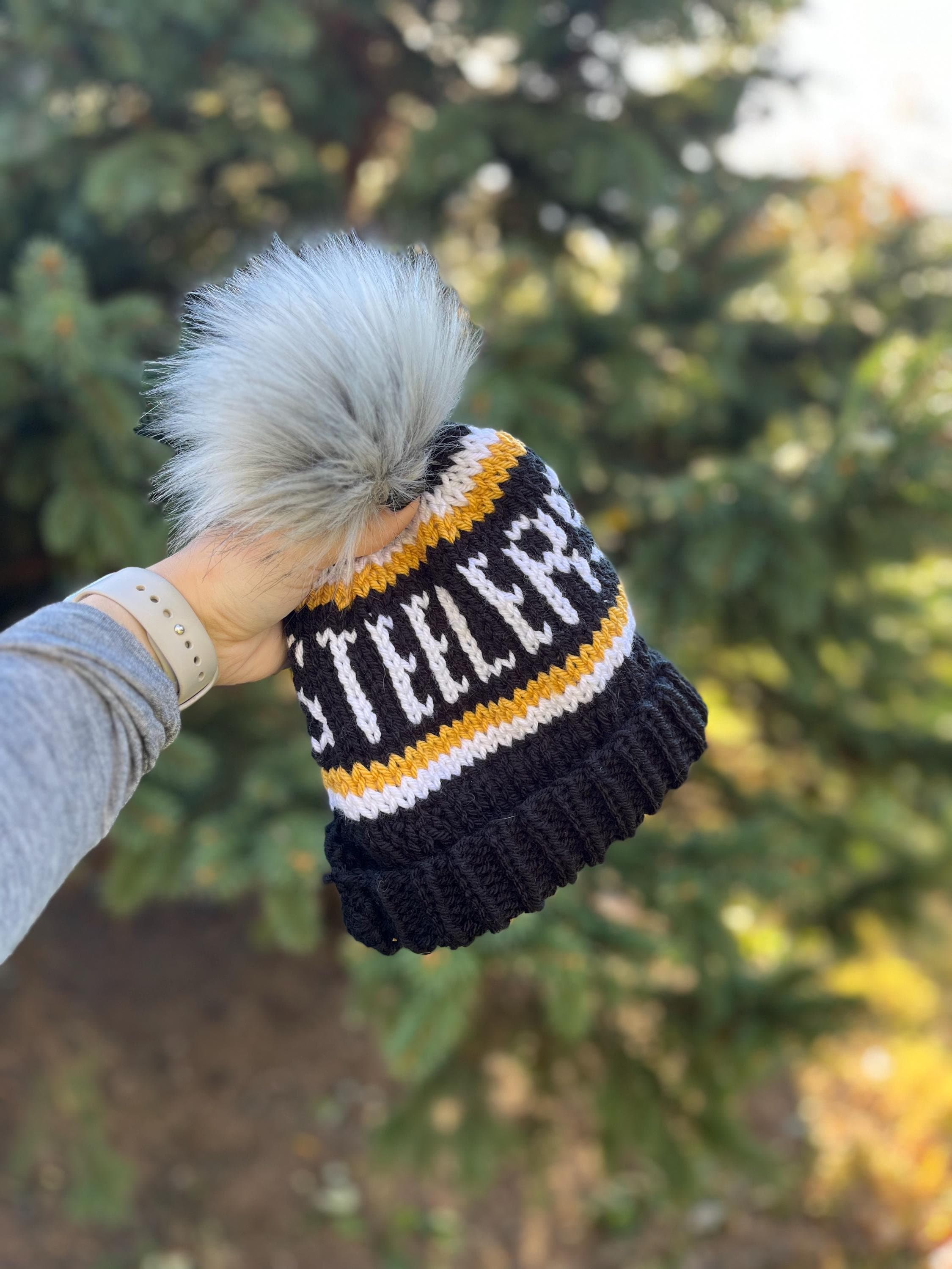 ? Wool Gold Metal Tone Decor Winter Hat il_fullxfull.4381090916_8dbd.jpg main image 3