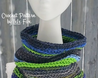 Chunky Crochet Cowl Pattern - Artemis Cowl - Instant Download PDF