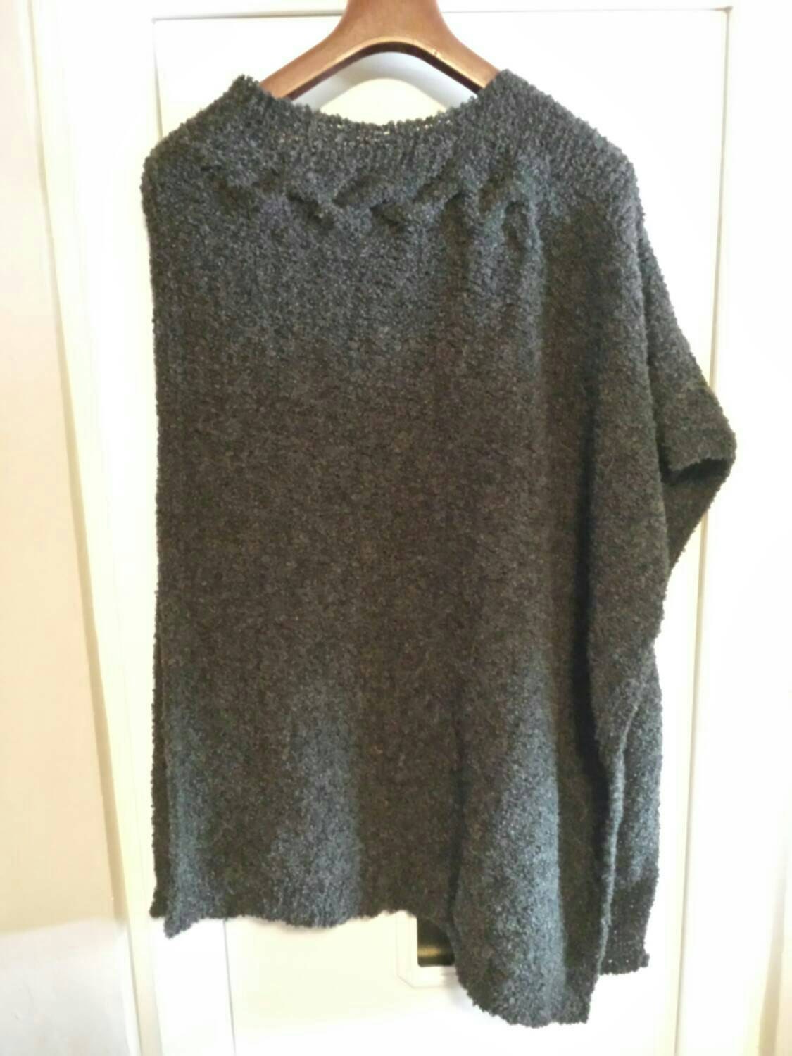 Knitted Poncho Alpaca Poncho. Made to Order | Etsy