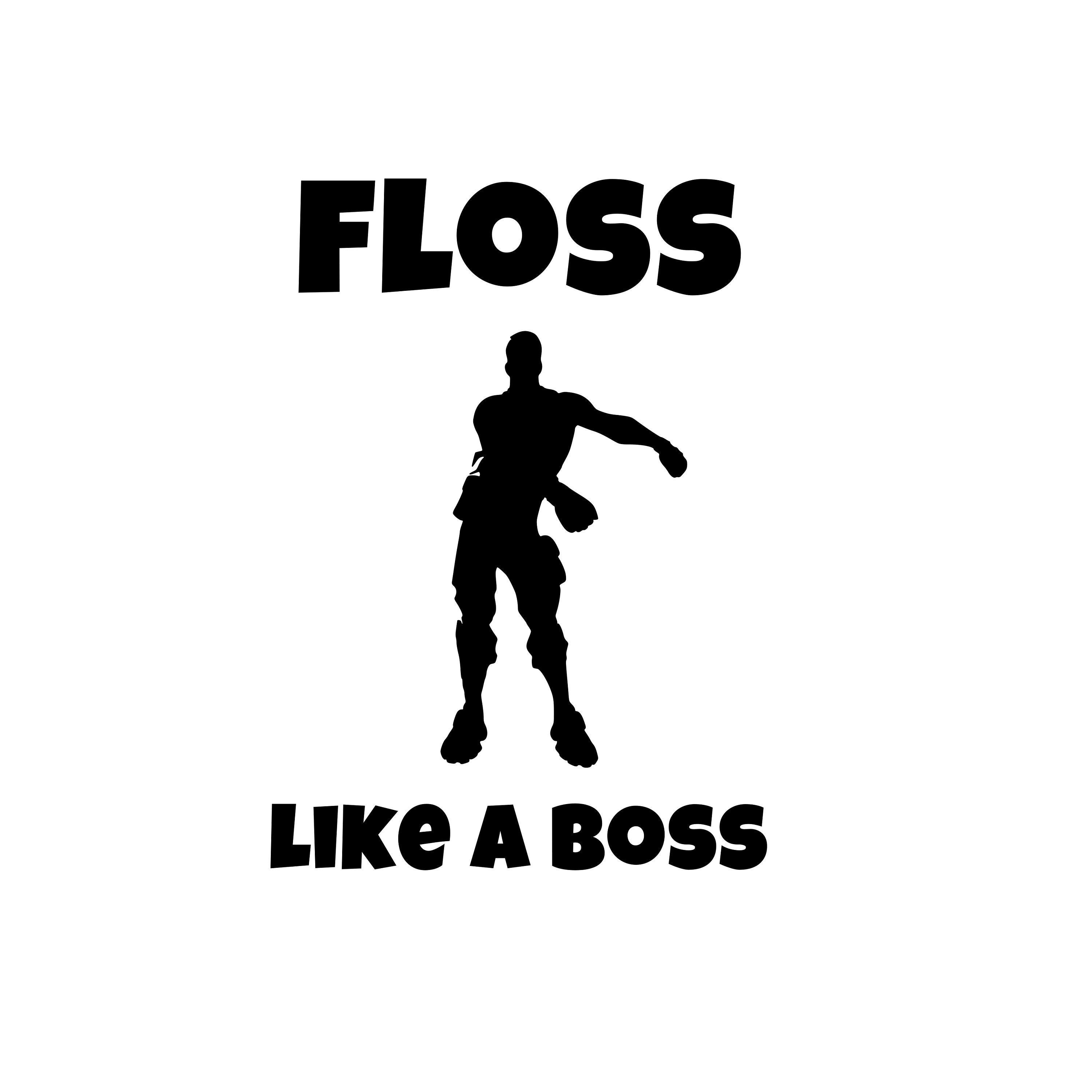 Download Fortnite Floss Like A Boss SVG DXF PNG | Etsy