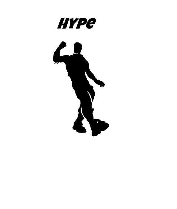 Download Fortnite Emote Hype Digital DXF PNG SVG | Etsy