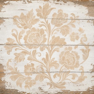 Floral Damask Stencil 12x12 Reusable Stencil